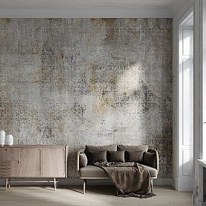 Трафарет - Сады Семирамиды половинка - Фотография интерьере 2