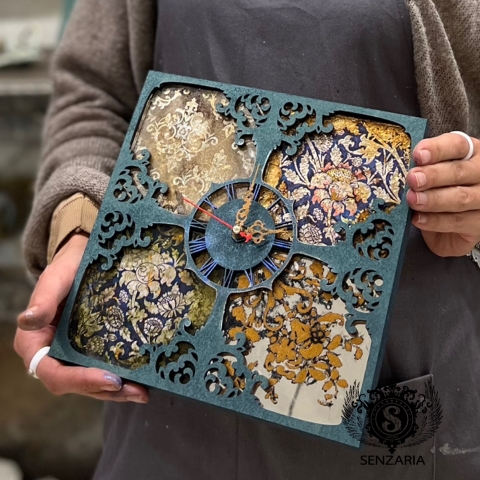 Мастер-класс - Зеркальные часы "Матильда"