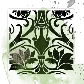 Трафарет - Сады Семирамиды мини 2