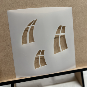 Трафарет - Блики от окна