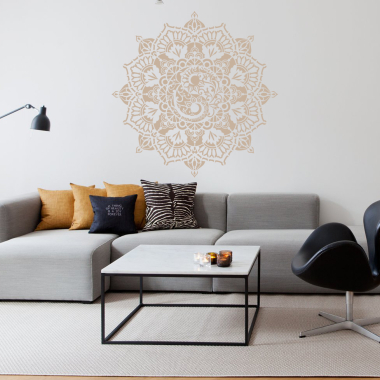 Трафарет - Мандала инь-ян